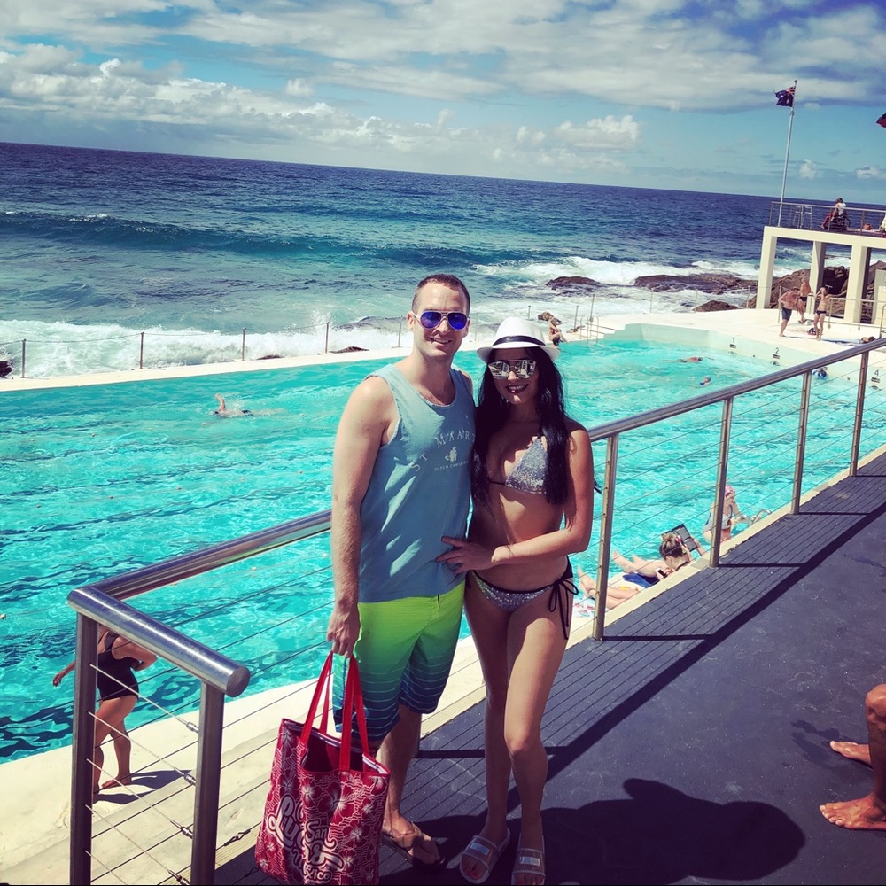 Silver sequence bikini